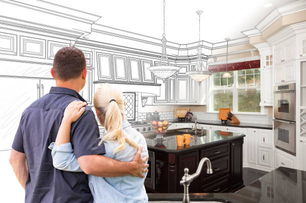 Kitchen flooring installation in Annandale by JMT Kitchen Cabinet